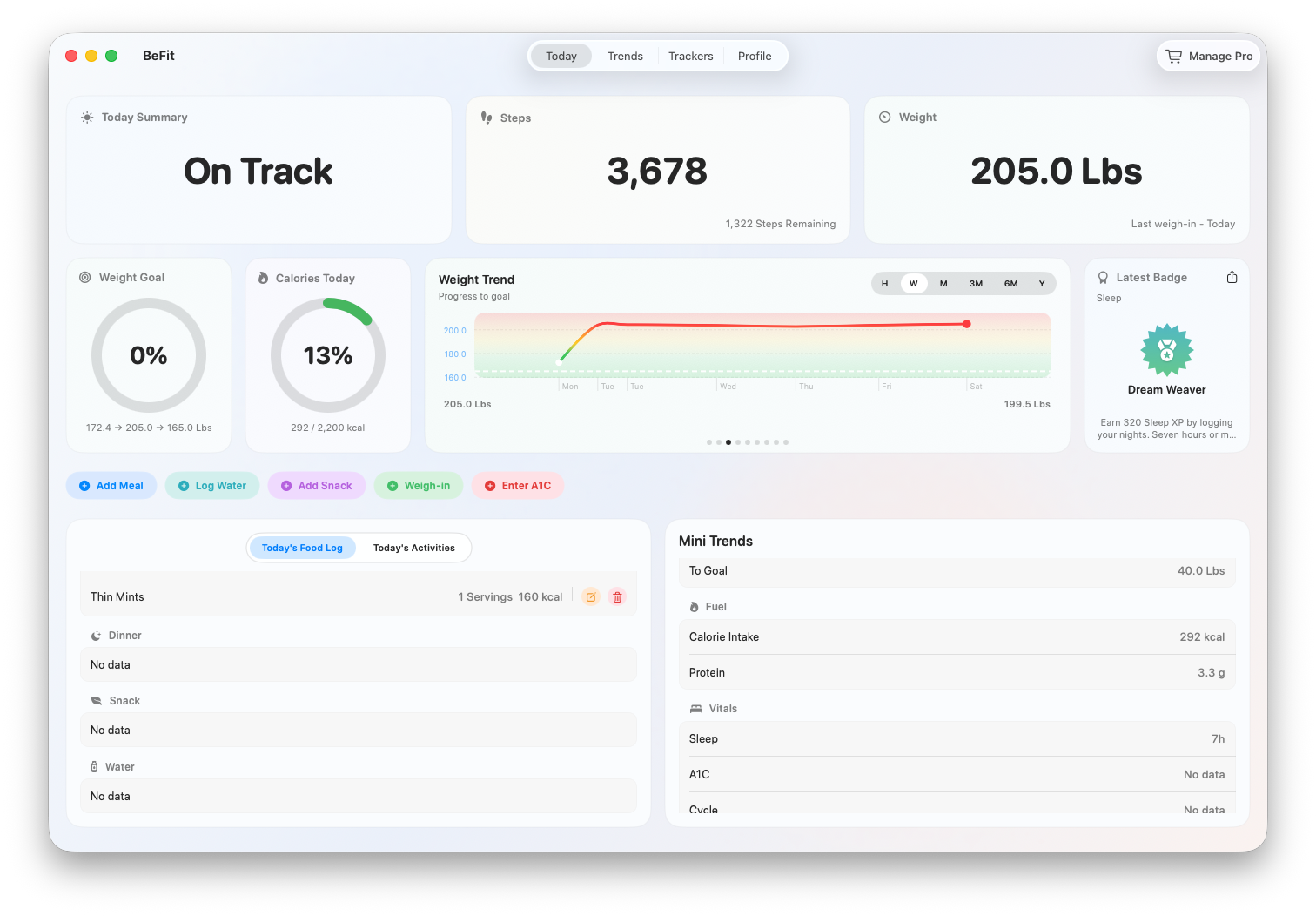 Complete Today workspace on Mac