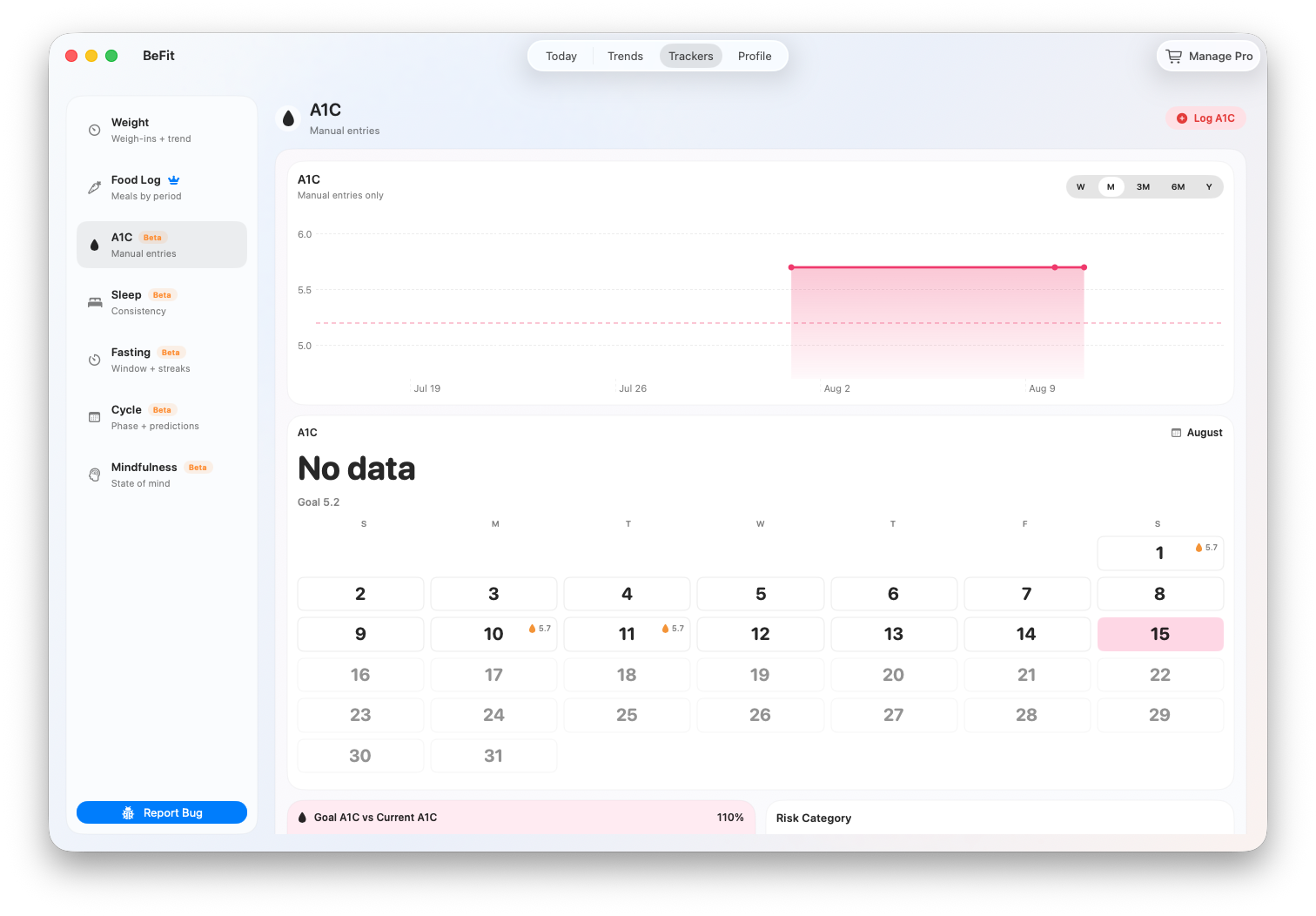 A1C overview on Mac