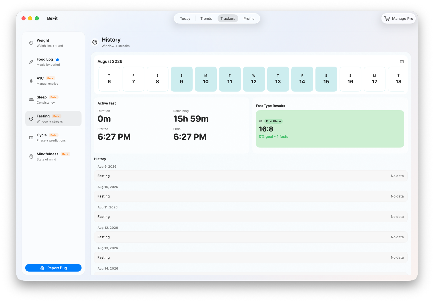 Fast Type Results on Mac